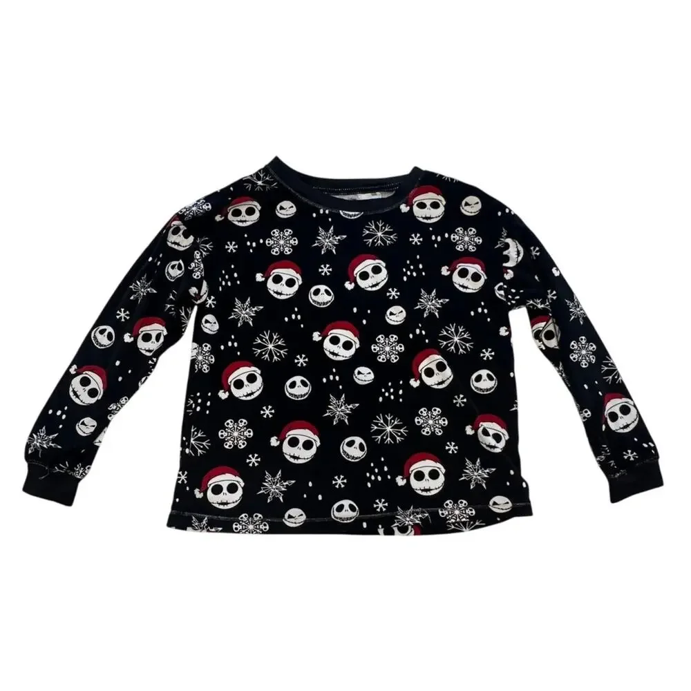Disney The Nightmare Before Christmas Pajama Set Long Sleeve Top & Bottom Size S - Picture 4 of 15
